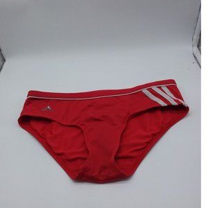 Adidas Ladies Red Bikini Swimsuit Bottoms Size 10